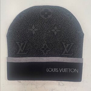 Louis Vuitton Monogram Black and Gray Hat